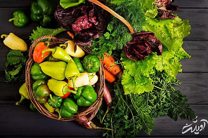 برگ سبزیجات تیره